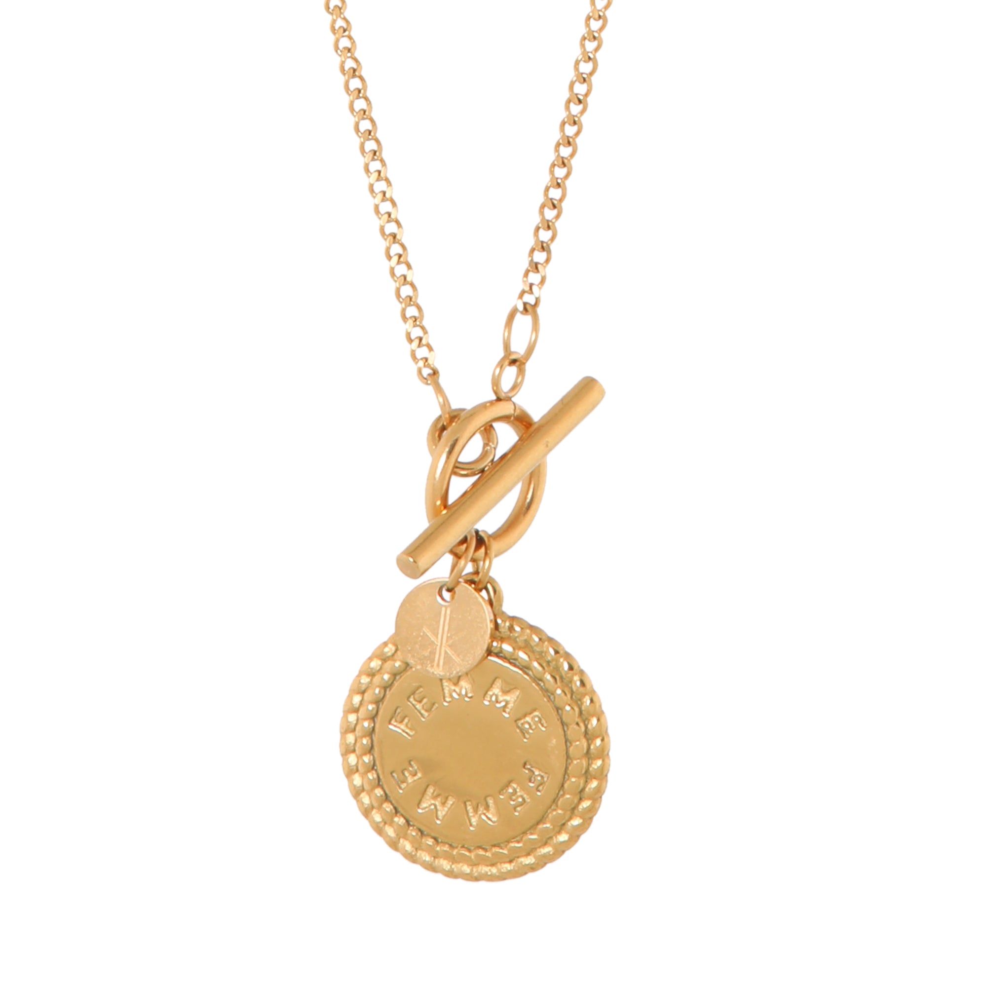 Femme necklace gold