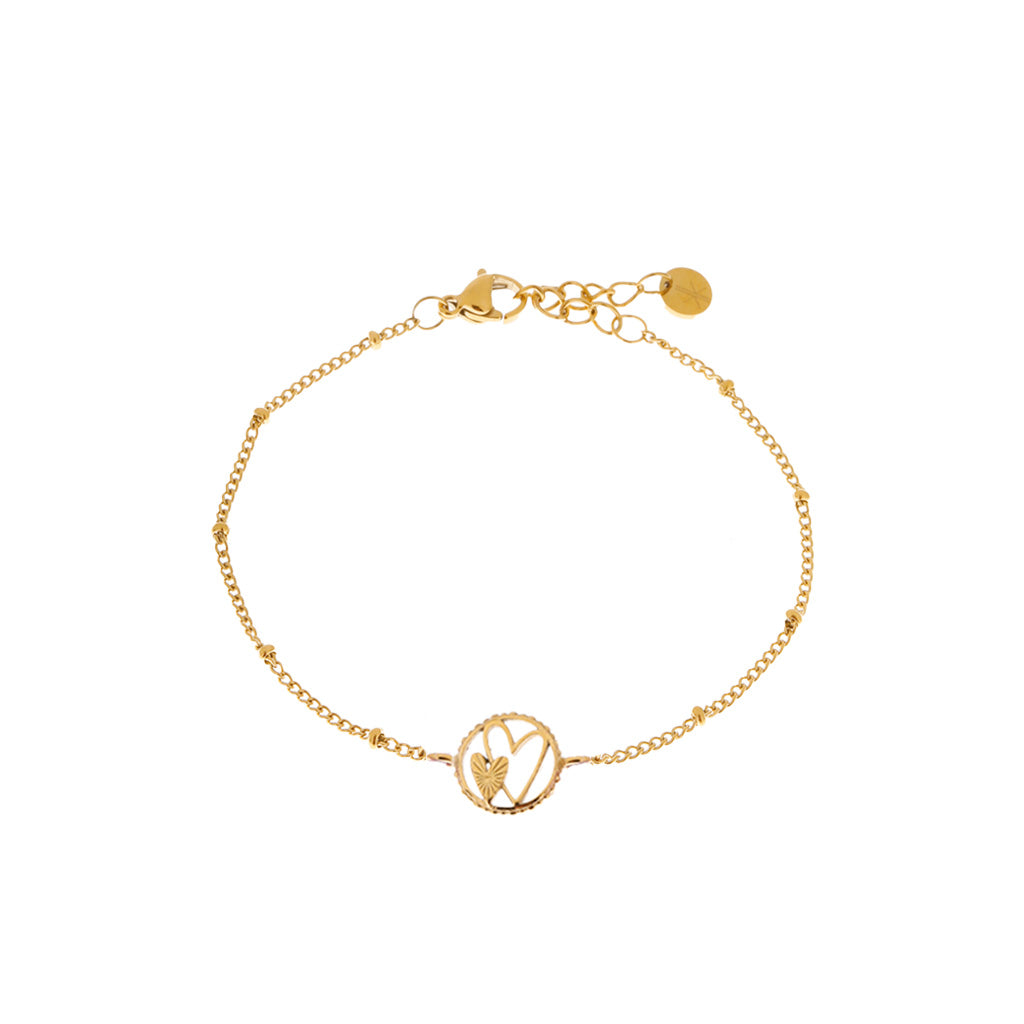 Forever love bracelet gold