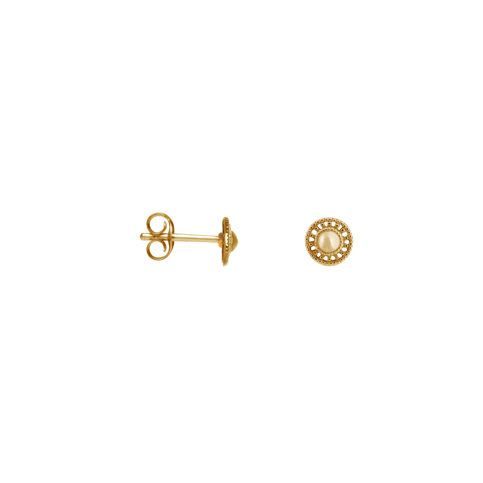 Shield Round Gold
