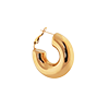 singlepair Perfect statement hoop gold