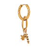singlepair Cowgirl hoop gold
