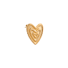 singlepair A lot of hearts hoop gold