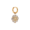 singlepair Desert bloom hoop gold