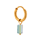 singlepair Rough diamond hoop gold