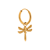 singlepair Dragonfly hoop gold