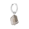 singlepair Sofia hoop silver