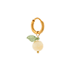 singlepair Lemon spritz hoop gold