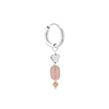 singlepair Mimi hoop silver