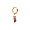 singlepair Triple rock hoop gold