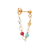 singlepair Colorful dots gold