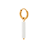 singlepair Michelangelo hoop gold