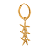 singlepair You're my seastar hoop gold