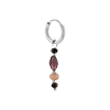 singlepair Sultans dream hoop silver