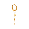 singlepair Chain yellow hoop gold