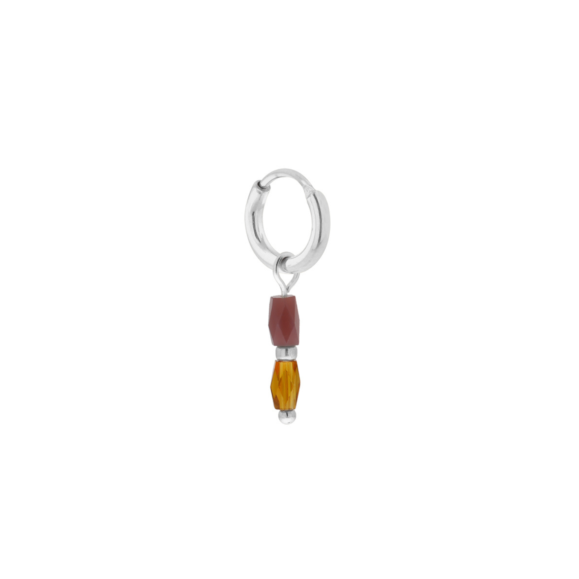Terra 2.0 hoop silver