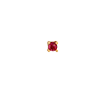 singlepair Magenta stone gold