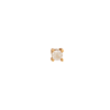 singlepair White stone gold