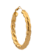 singlepair Knotbound hoop gold