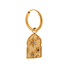 singlepair Stargazing hoop gold