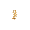 singlepair Little stars gold