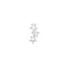 singlepair Little stars silver