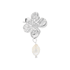 singlepair Fiore hoop silver