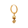 singlepair Magical dice hoop gold