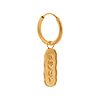 singlepair Amour hoop gold