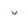 singlepair Purple leaves gold