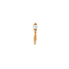 singlepair Chic pearl gold
