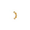 singlepair Shiny bloom gold