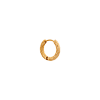 singlepair Hilly small hoop gold