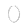 singlepair Hilly big hoop silver