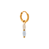 singlepair Ocean Terra hoop gold
