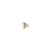 singlepair Shiny triangle gold