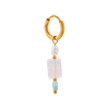 singlepair Gummy hoop gold