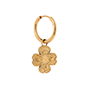 singlepair Wish me luck hoop gold