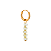 singlepair Seafoom hoop gold
