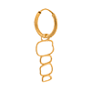 singlepair Georgia hoop gold