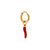 singlepair Spicy pepper hoop gold