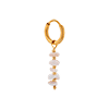 singlepair Anemone hoop gold