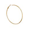 singlepair Big round hoop gold
