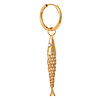 singlepair Catch of the day hoop gold