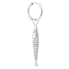 singlepair Catch of the day hoop silver