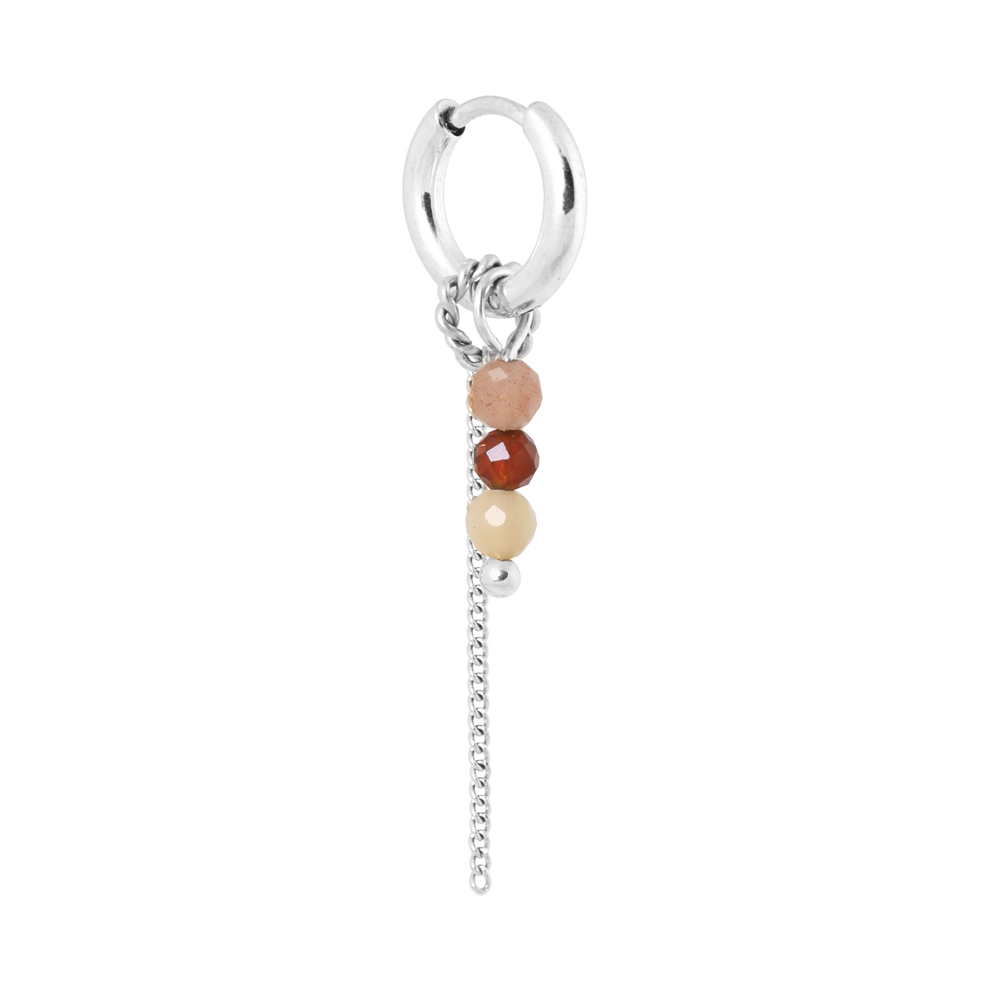 Chain morello hoop silver