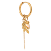 singlepair Chain olivia hoop gold