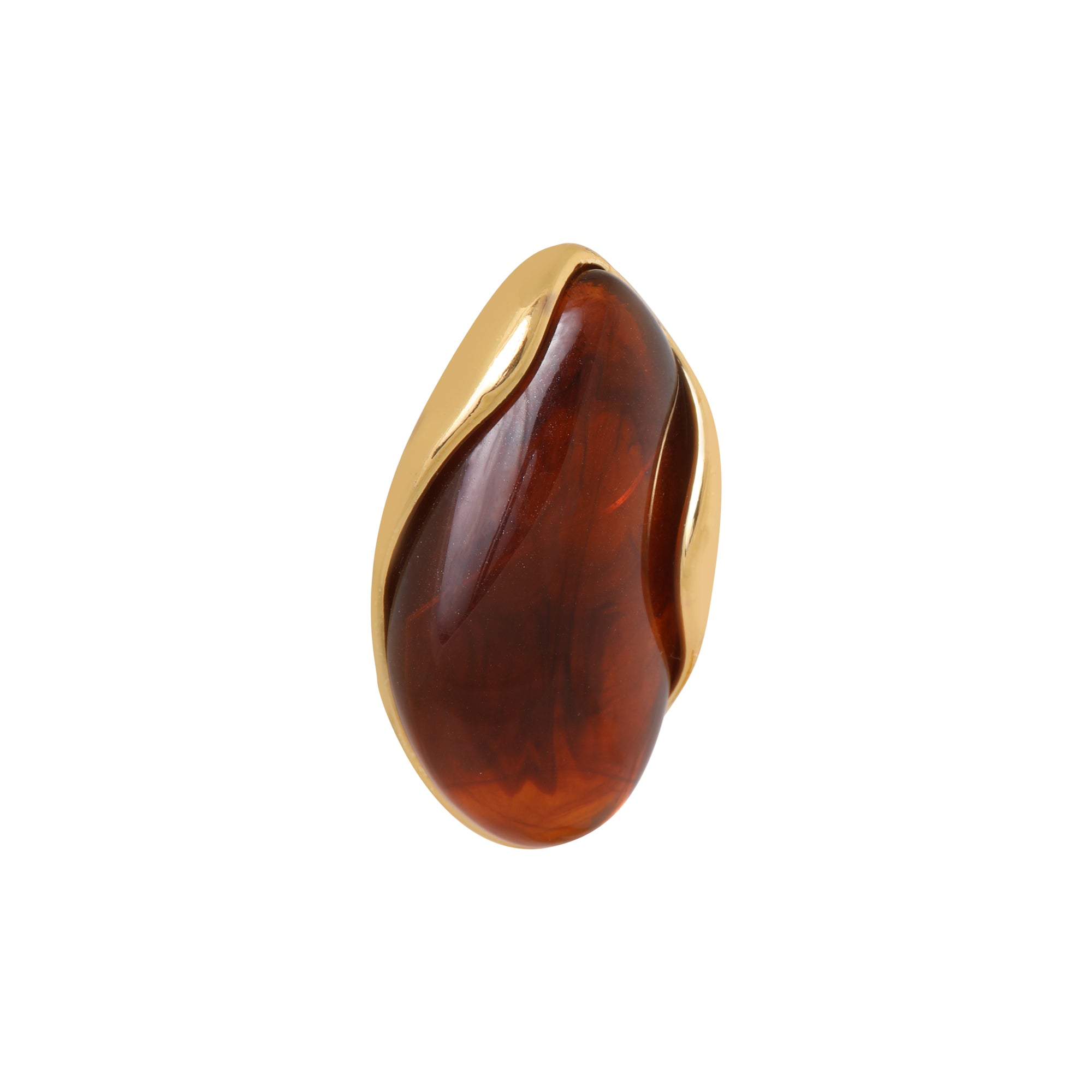 Classic caramel hoop gold