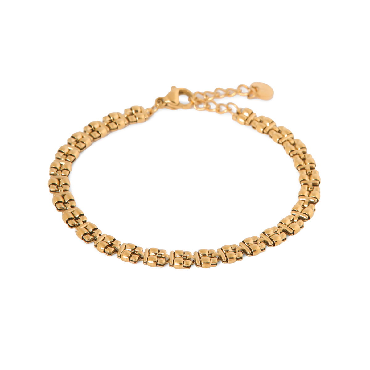 Classic square bracelet gold