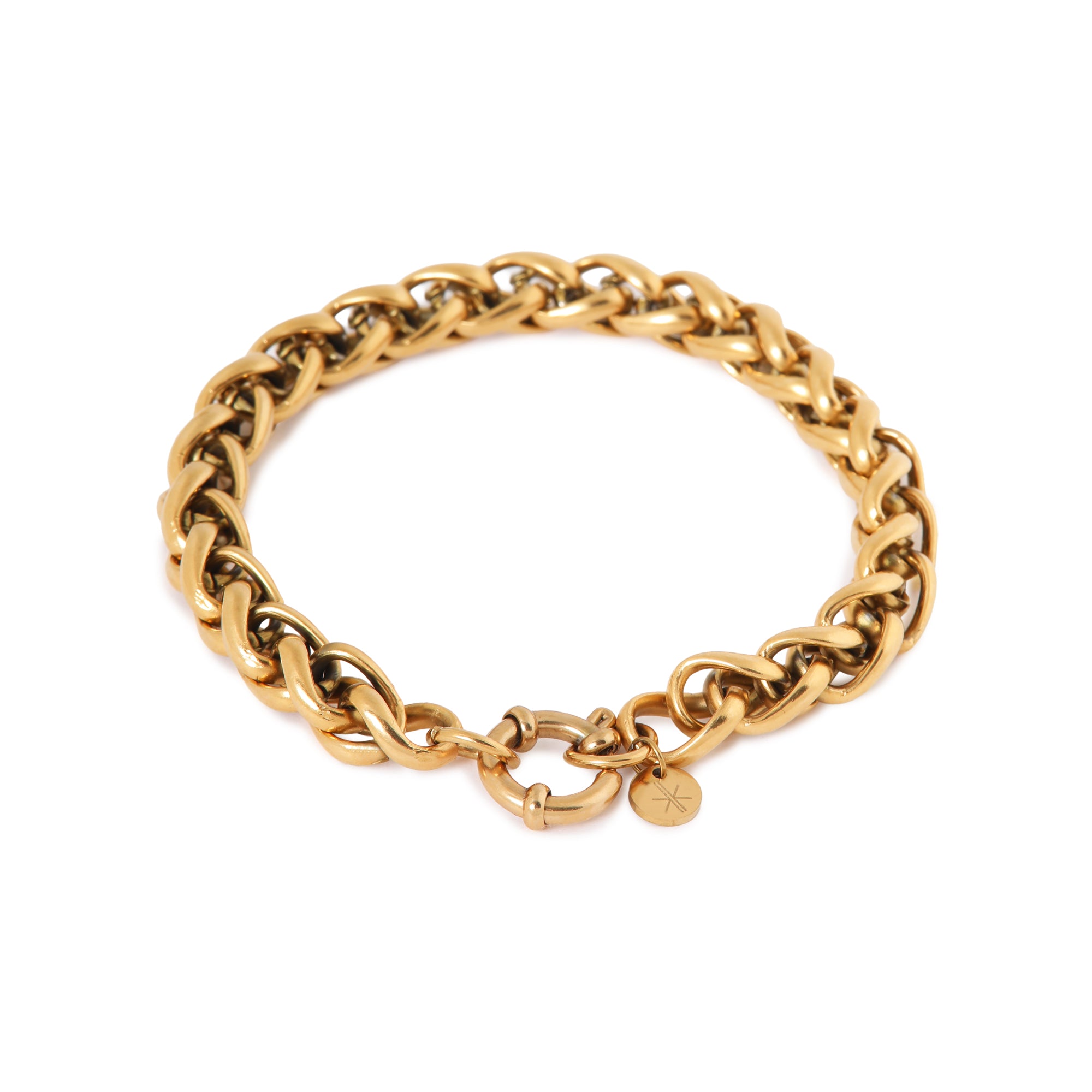 Cobra midi bracelet gold