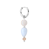 singlepair Delphi hoop silver